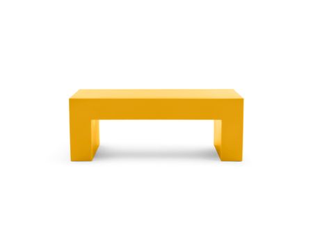 Vignelli Bench - Lella  Massimo Vignelli Small (48") / Yellow