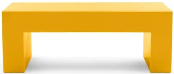 Vignelli Bench by Massimo Vignelli – Modern, Timeless Benches Small - 48" / Yellow