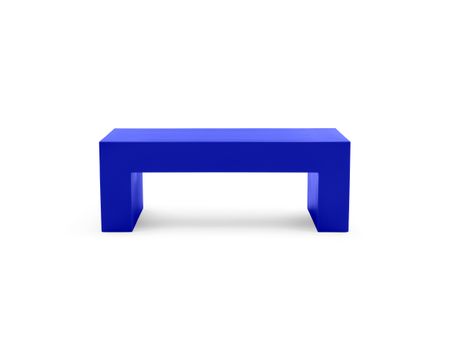 Vignelli Bench - Lella  Massimo Vignelli Small (48") / Blue