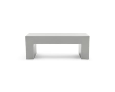Vignelli Bench - Lella  Massimo Vignelli Small (48") / Light Grey