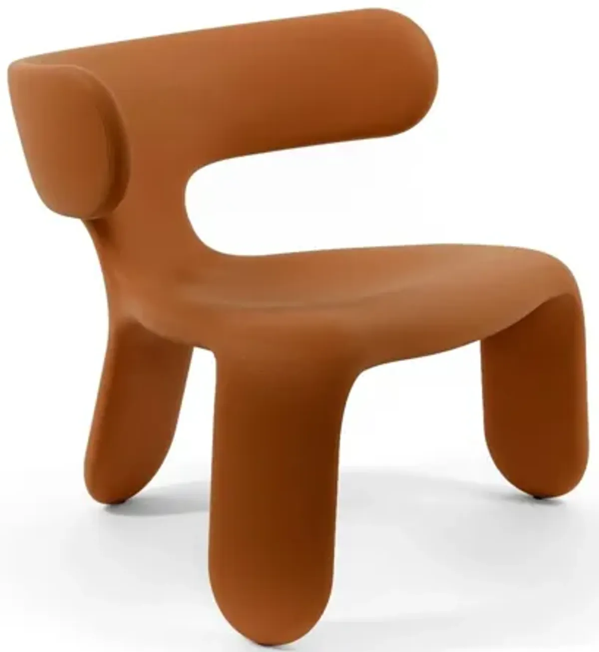 Limbo Chair by Hlynur Atlason – Sculptural, Sustainable Lounge Chair Cantaloupe