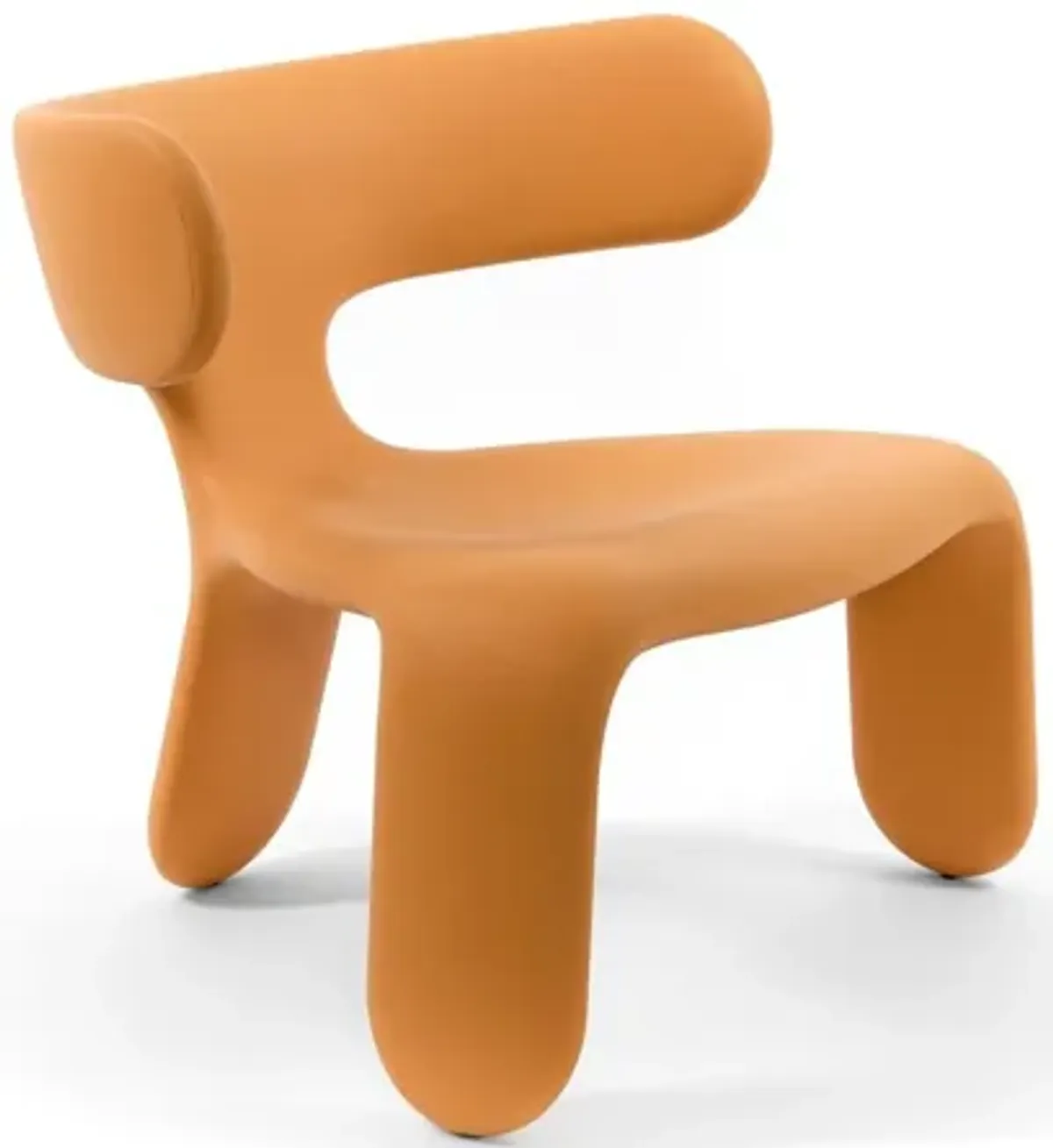 Limbo Chair by Hlynur Atlason – Sculptural, Sustainable Lounge Chair Cantaloupe