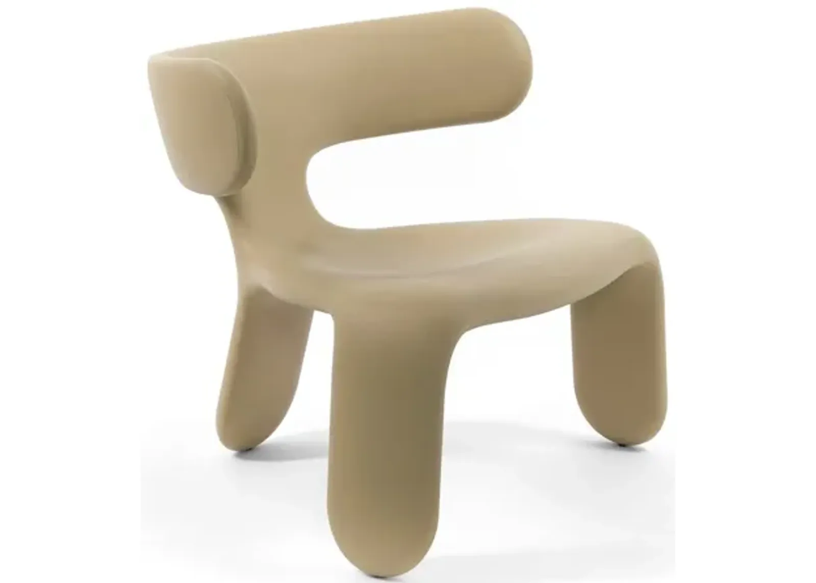 Limbo Chair by Hlynur Atlason – Sculptural, Sustainable Lounge Sand