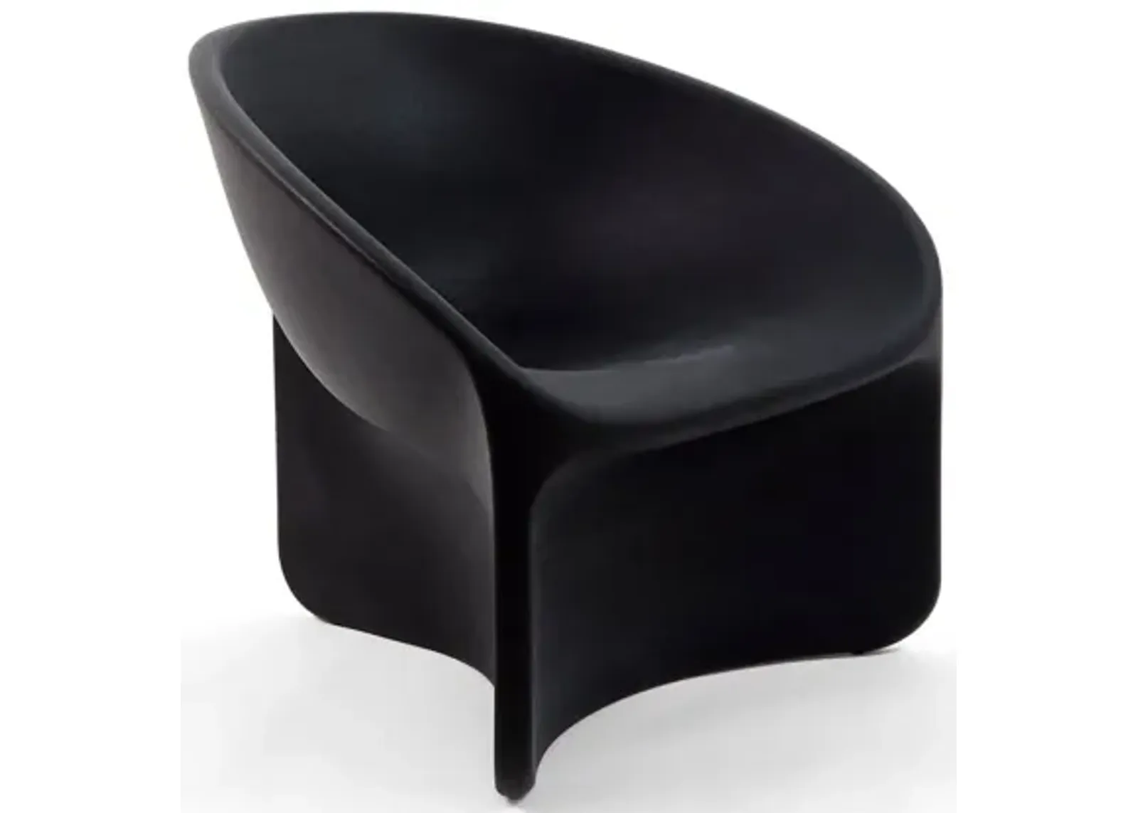 Bluff Chair by Hlynur Atlason - Indoor-Outdoor Modern Seating Black