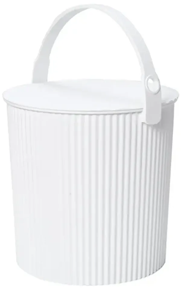 White Buckets - Hachiman - Friends of Heller Large - 10 liter / 2.6 gallon