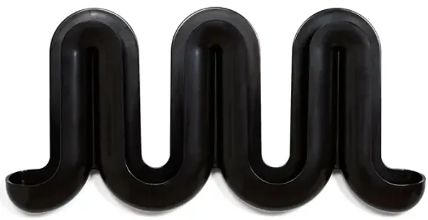 Swell Wall Catchall by Anna Dawson – Sculptural Organizer  Hanger Black