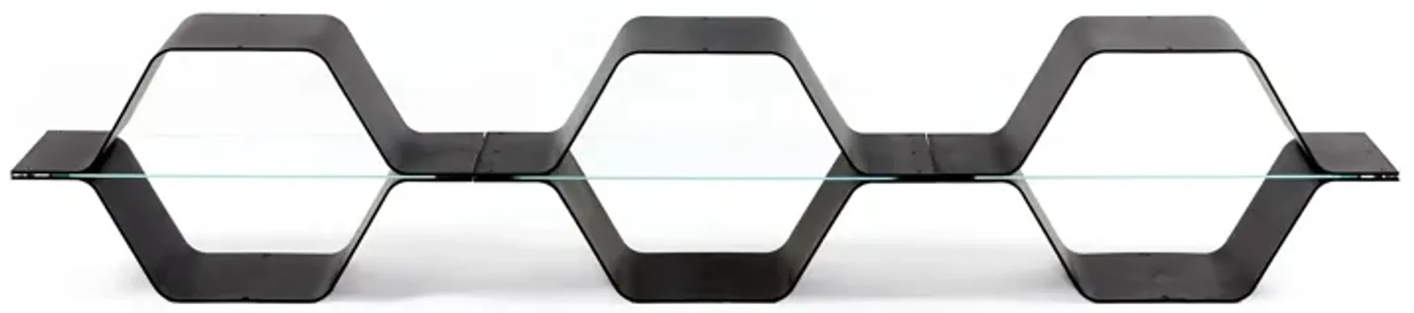 Honeycomb Modular Shelving - Bill Curry - Black / C | Furniture.com