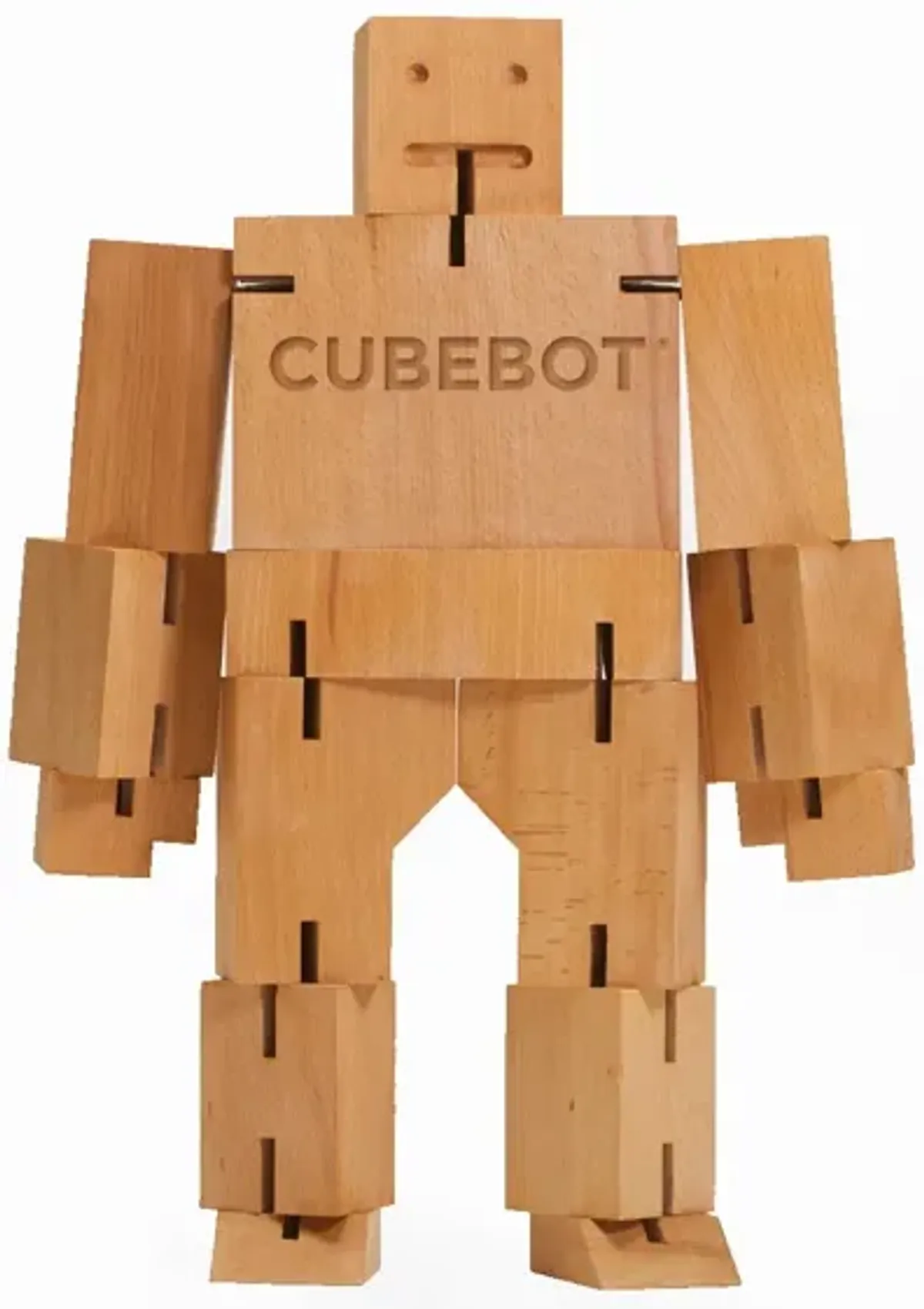 CUBEBOT XL Wood Robot Puzzle by David Weeks -