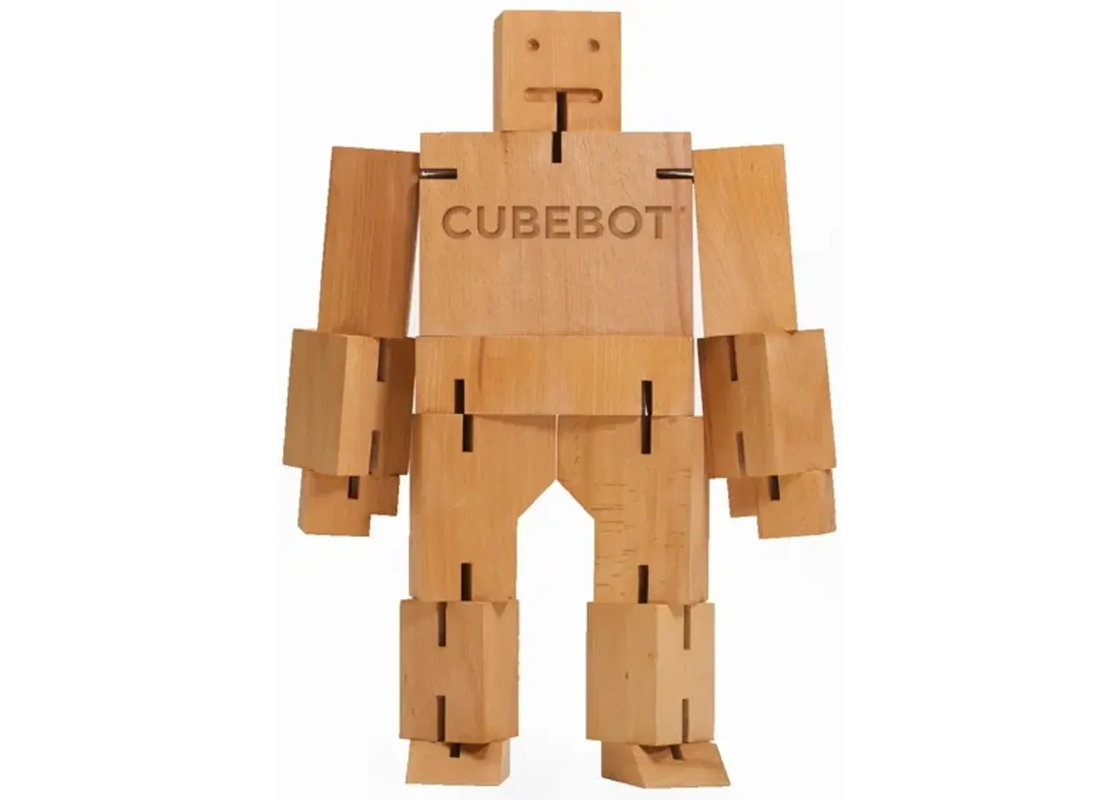 CUBEBOT XL Wood Robot Puzzle by David Weeks -