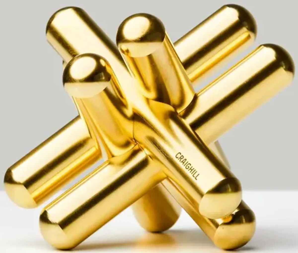 Jack Puzzle Brass