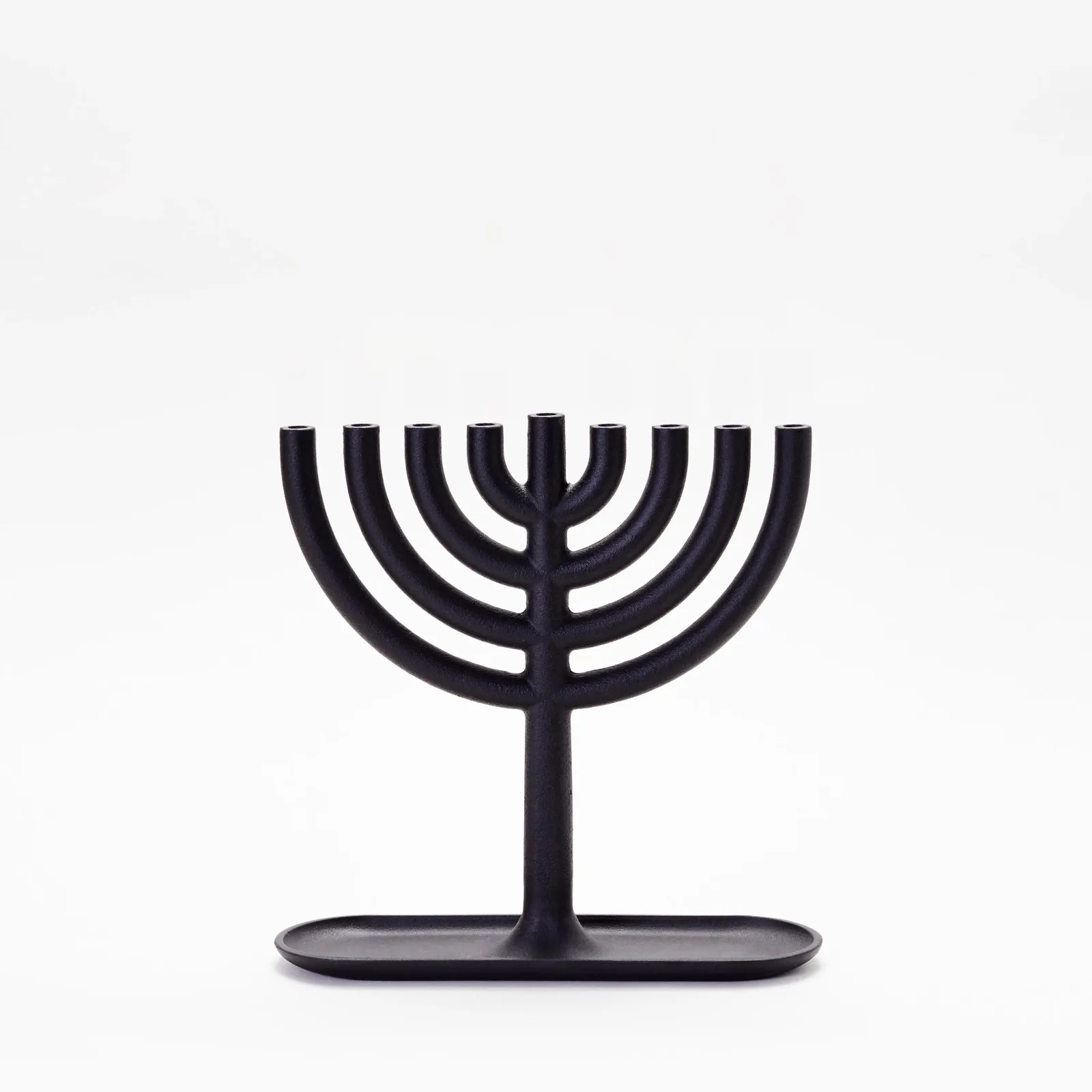 Josh Owen Award-Winning Cast Iron Menorah - Museum Collection - Heller