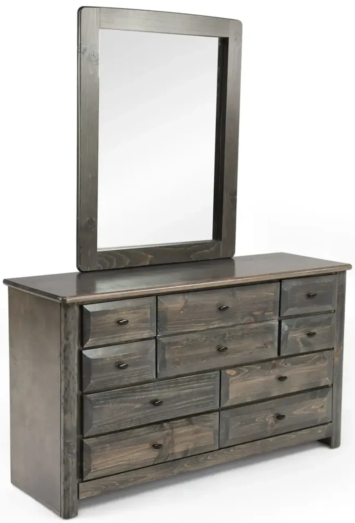 Laguna Mirror - Rustic Grey