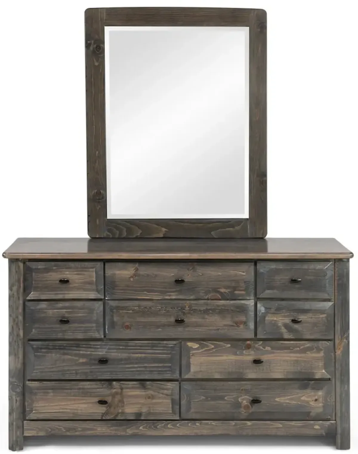 Laguna Mirror - Rustic Grey