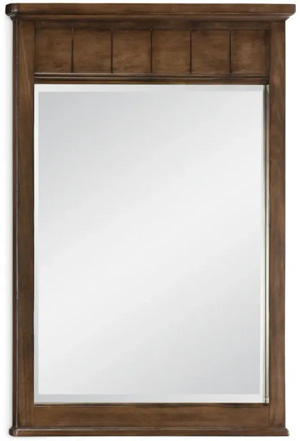 Lakeside Mirror - Cabin Brown