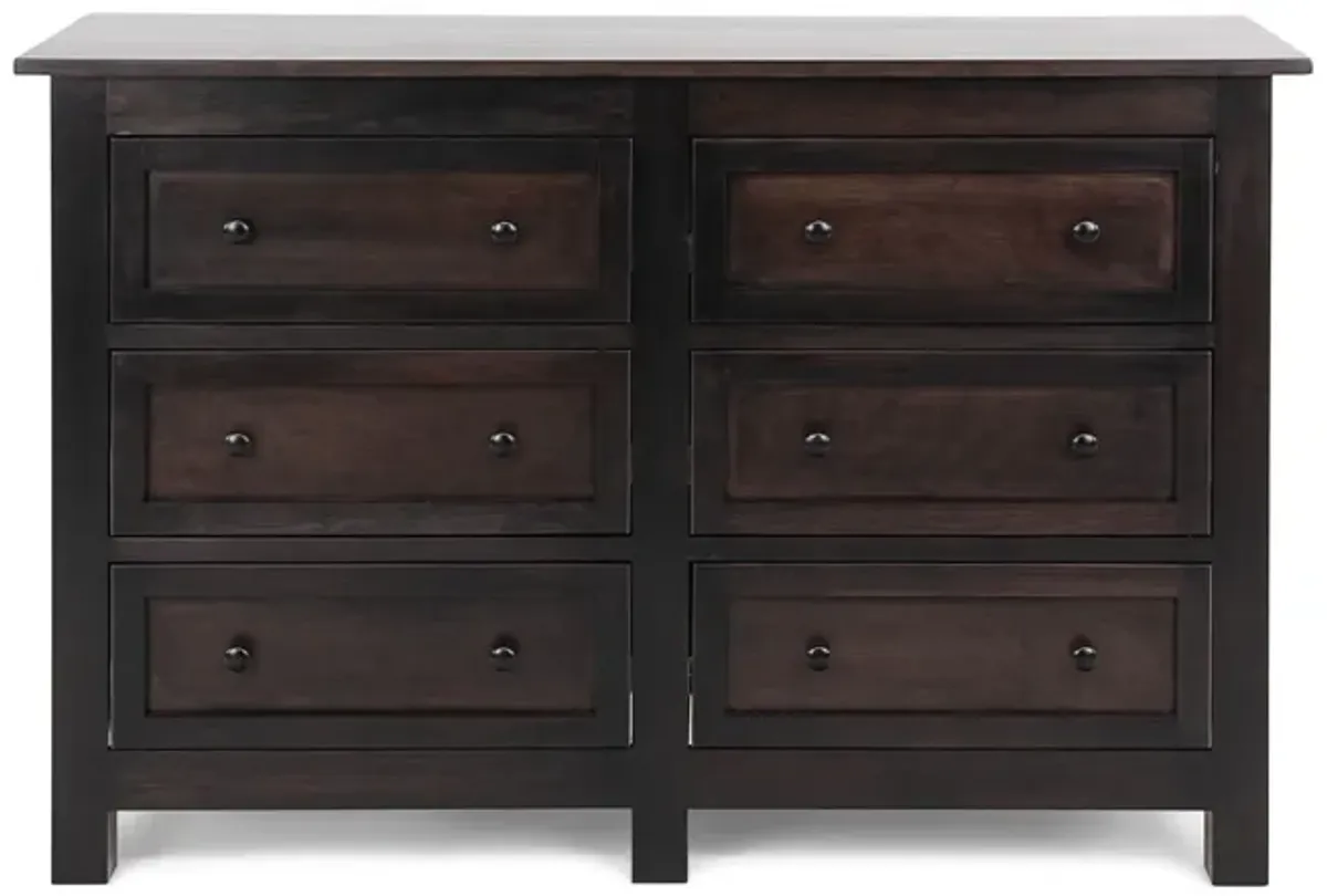 Taylor J 6 Drawer Dresser