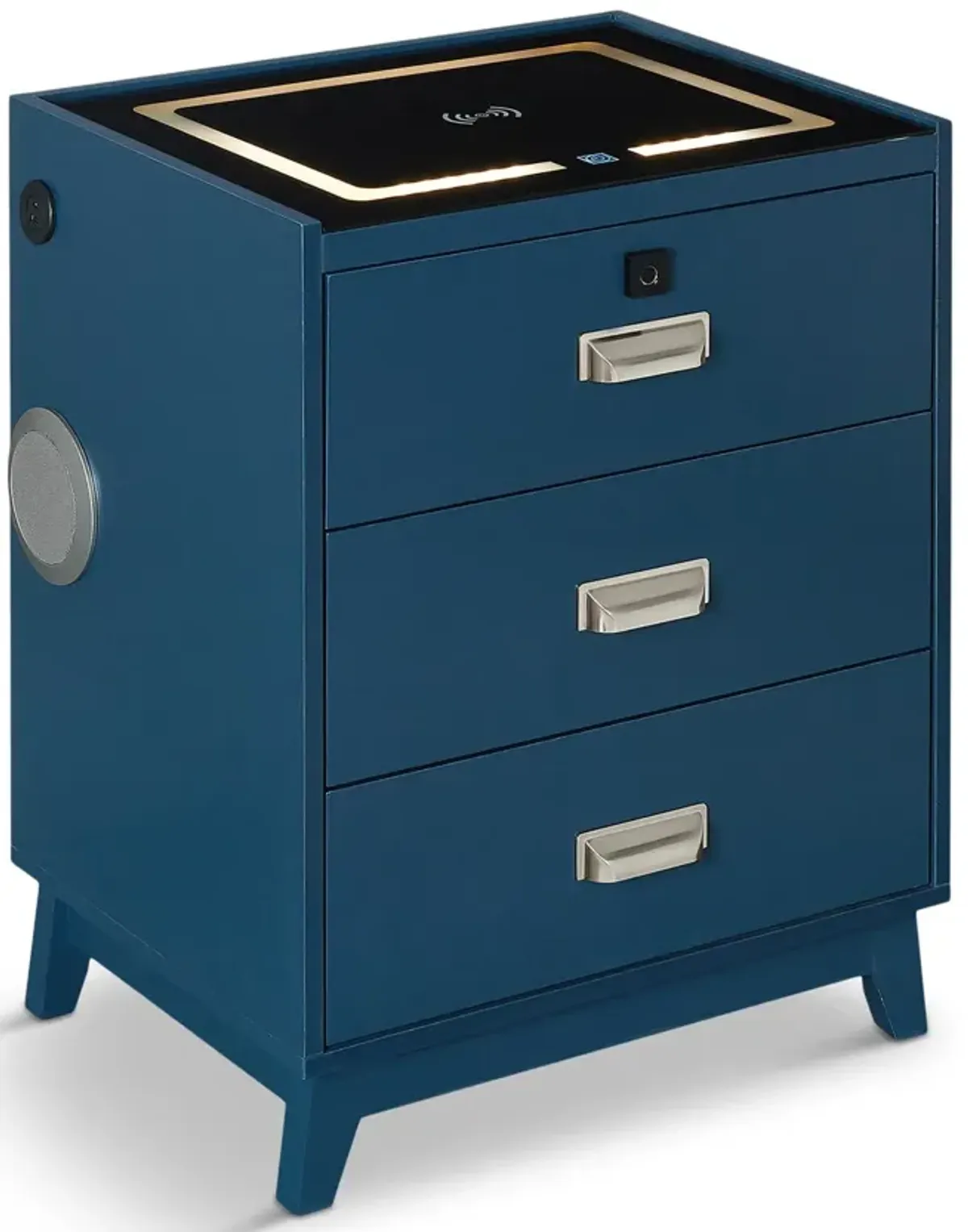 Razor Nightstand With Electronic Features - Blue