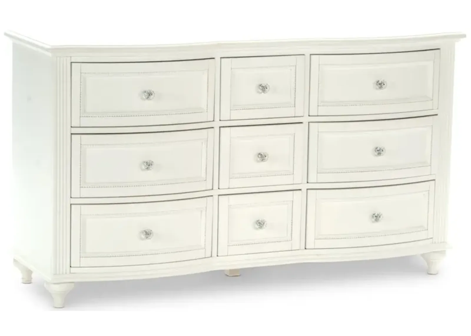 Chantilly 9 Drawer Dresser - White