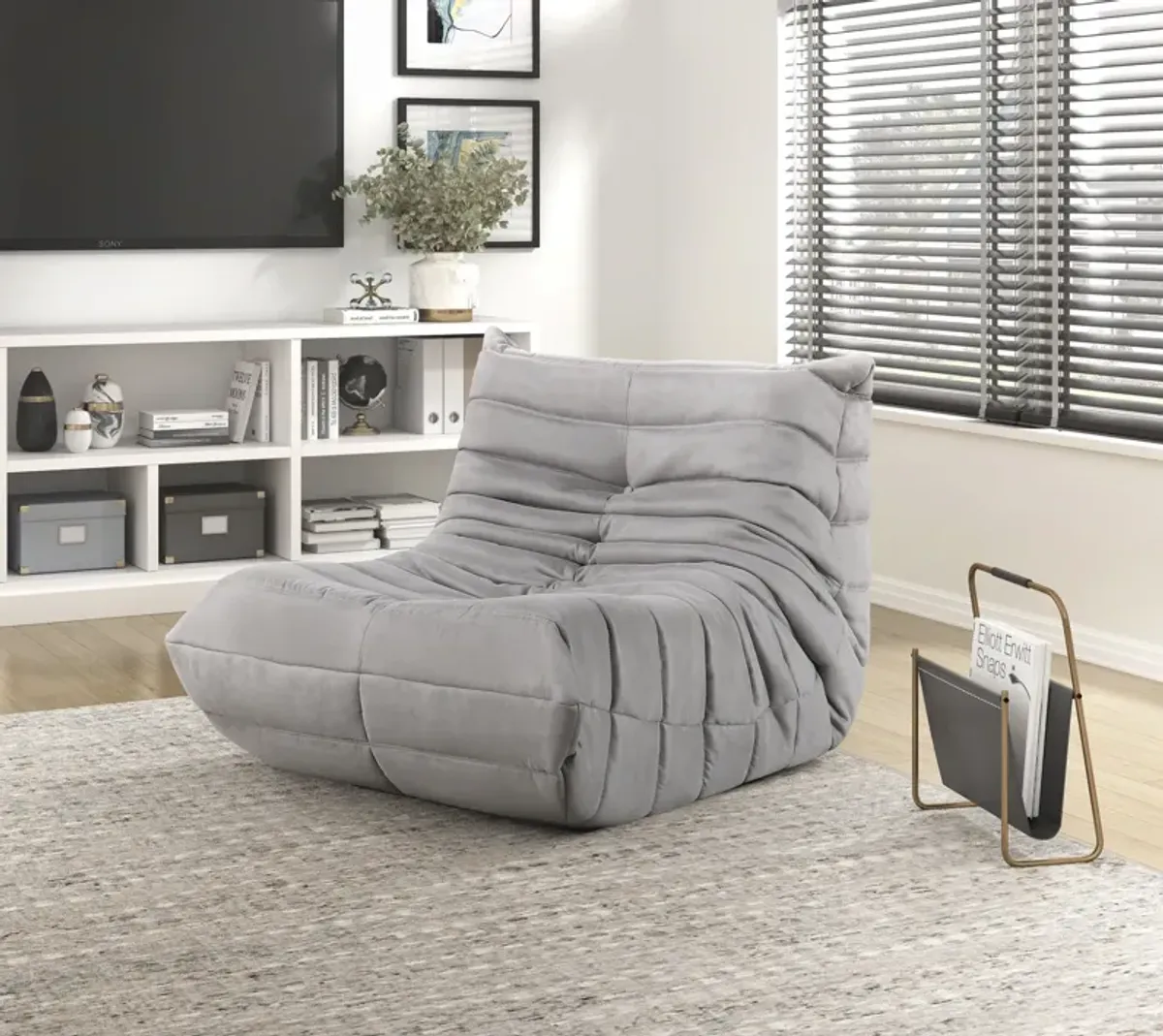 Game Chair Lounger - Grey