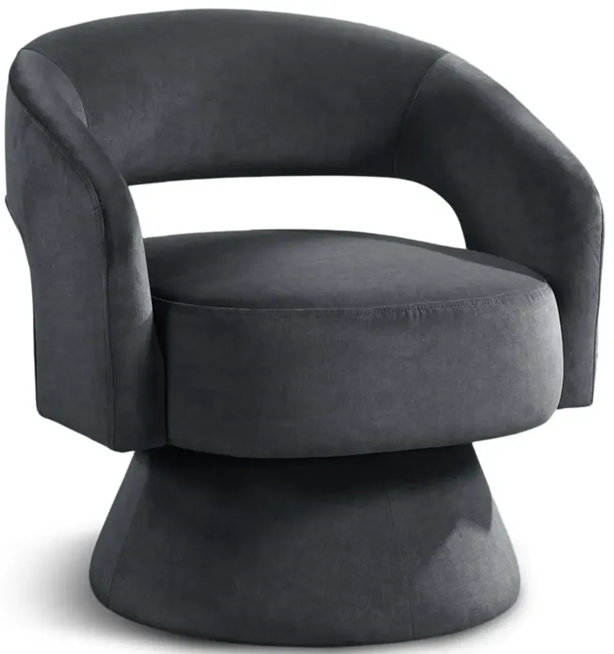Toadstool Swivel Chair - Dark Gray