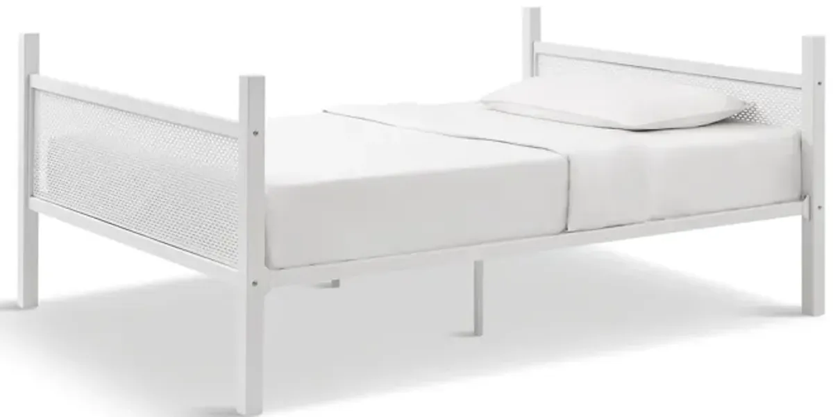 Trellis Full Bed - White