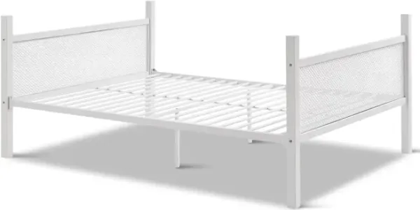 Trellis Full Bed - White