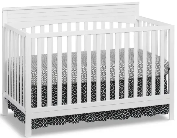 Fallon 4-In-1 Convertible Crib - White
