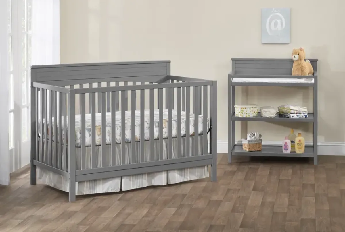 Fallon Convertible Crib - Grey