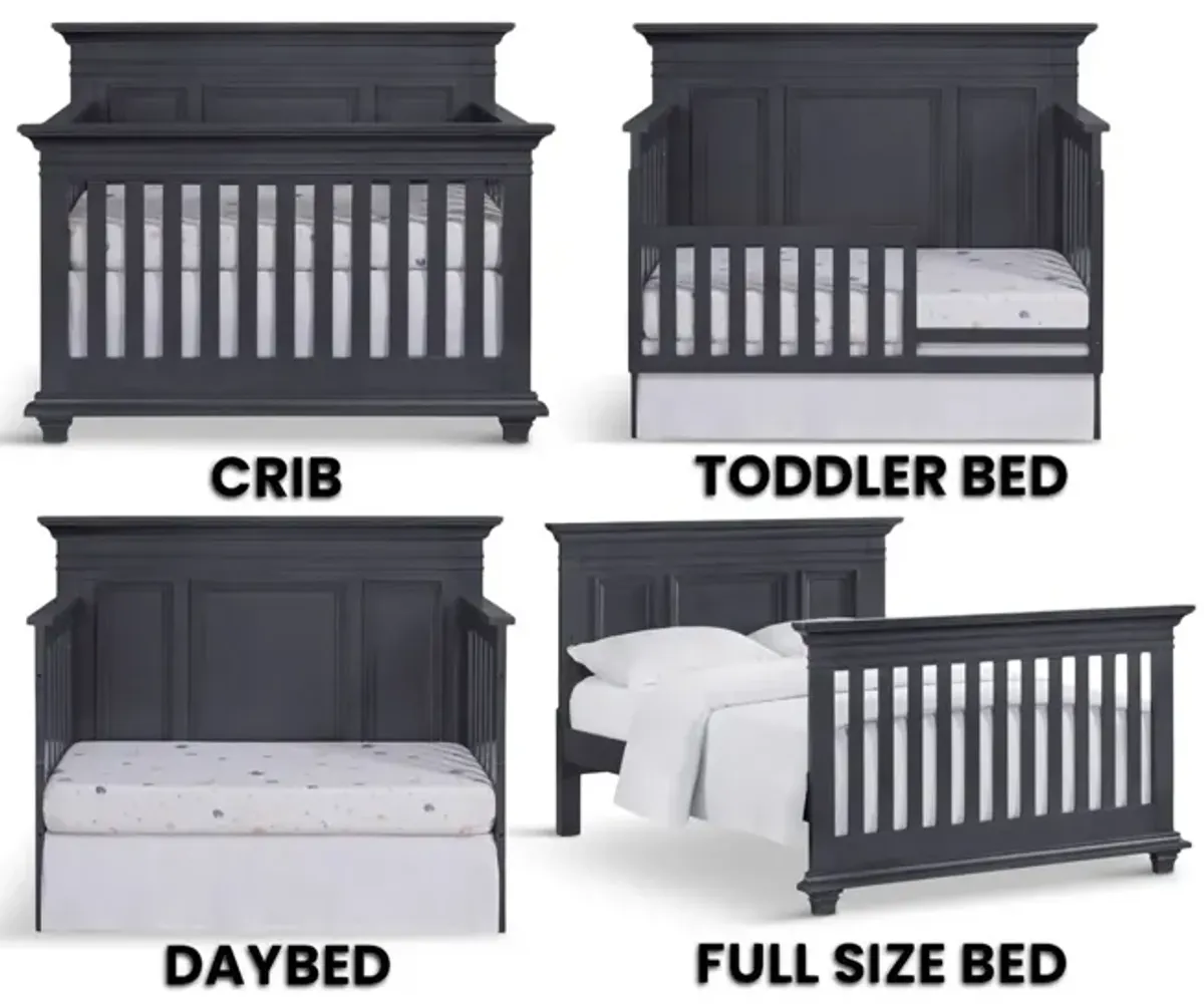 Weston 4 In 1 Convertible Crib - Midnight Slate