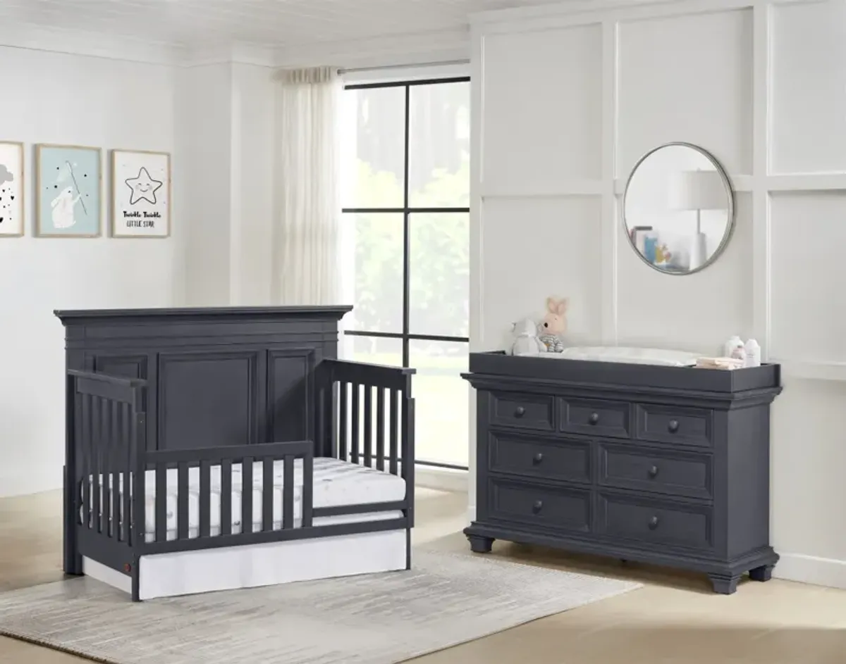 Weston 4 In 1 Convertible Crib - Midnight Slate