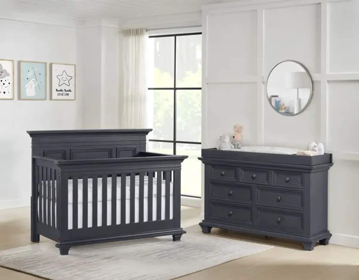 Weston 4 In 1 Convertible Crib - Midnight Slate