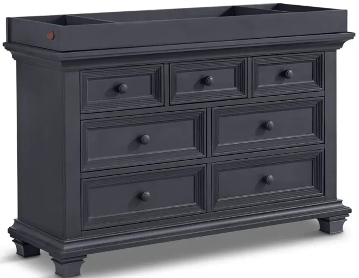 Weston Changing Topper - Midnight Slate