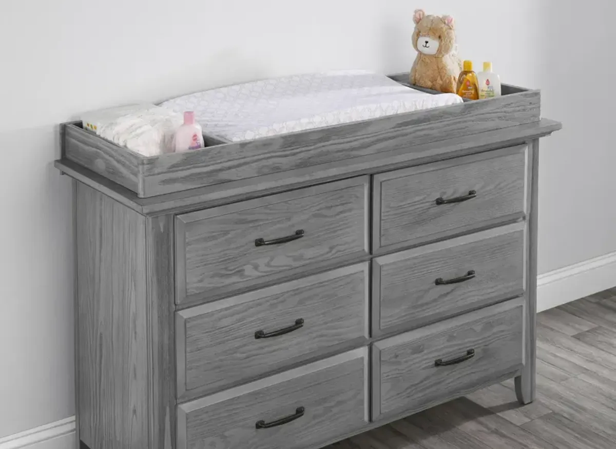 Hayden Changing Topper - Graphite Grey