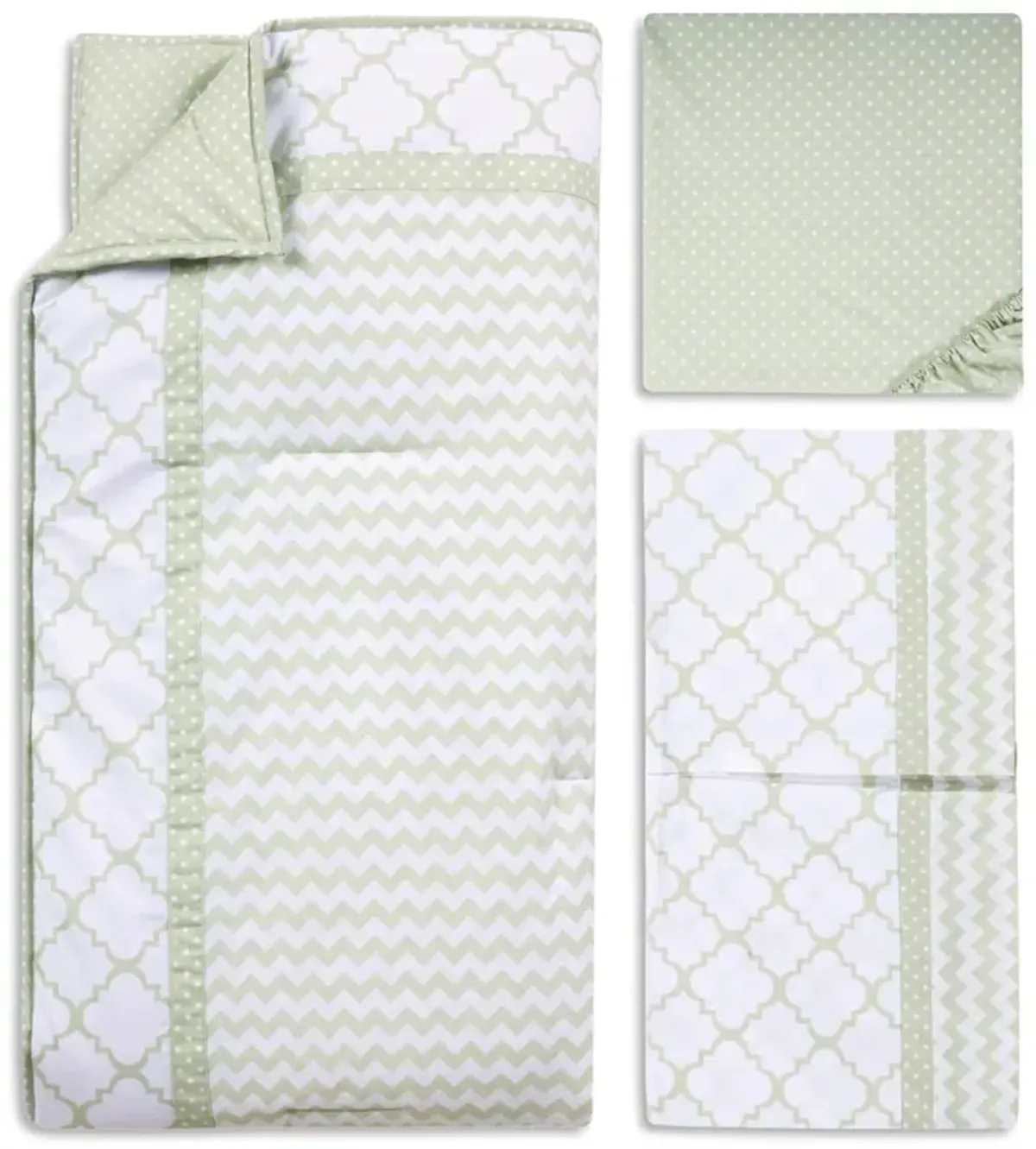 Sea Foam Crib Bedding