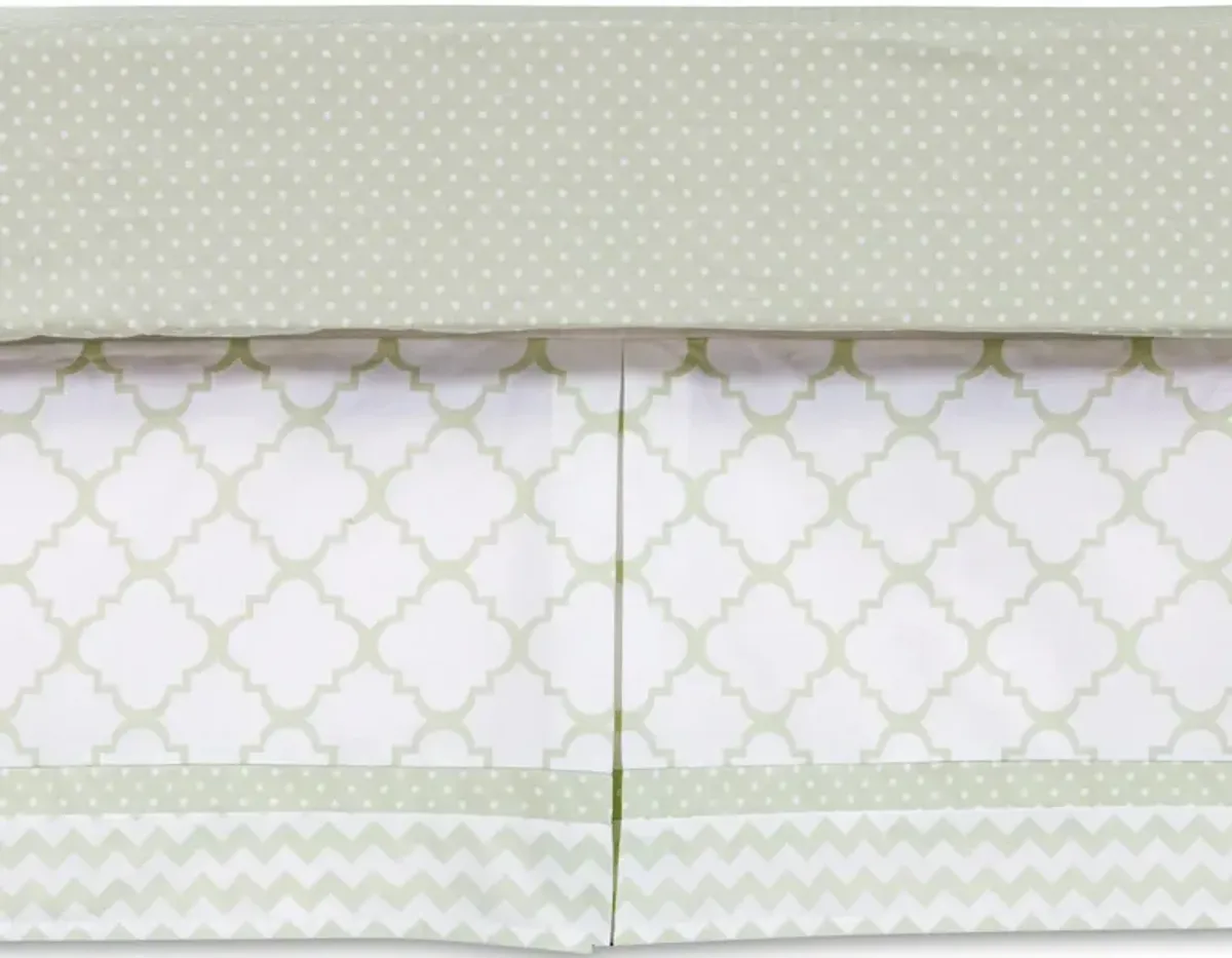 Sea Foam Crib Bedding