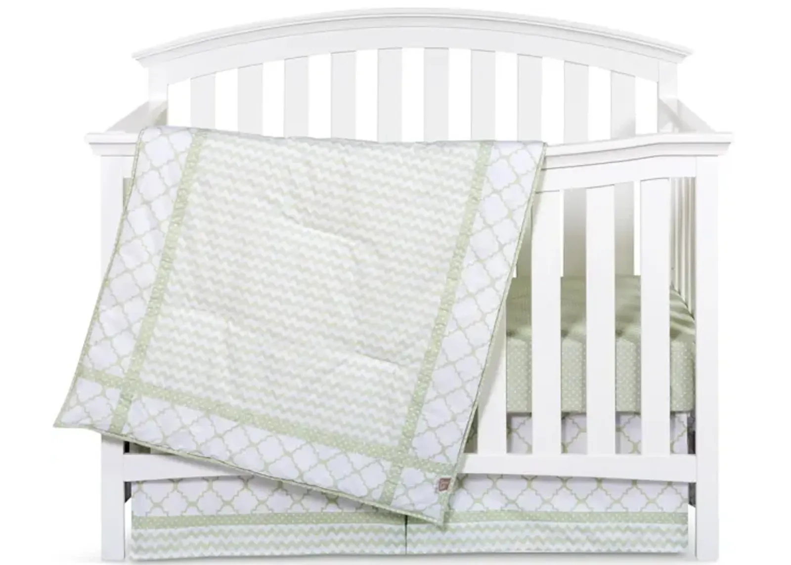 Sea Foam Crib Bedding