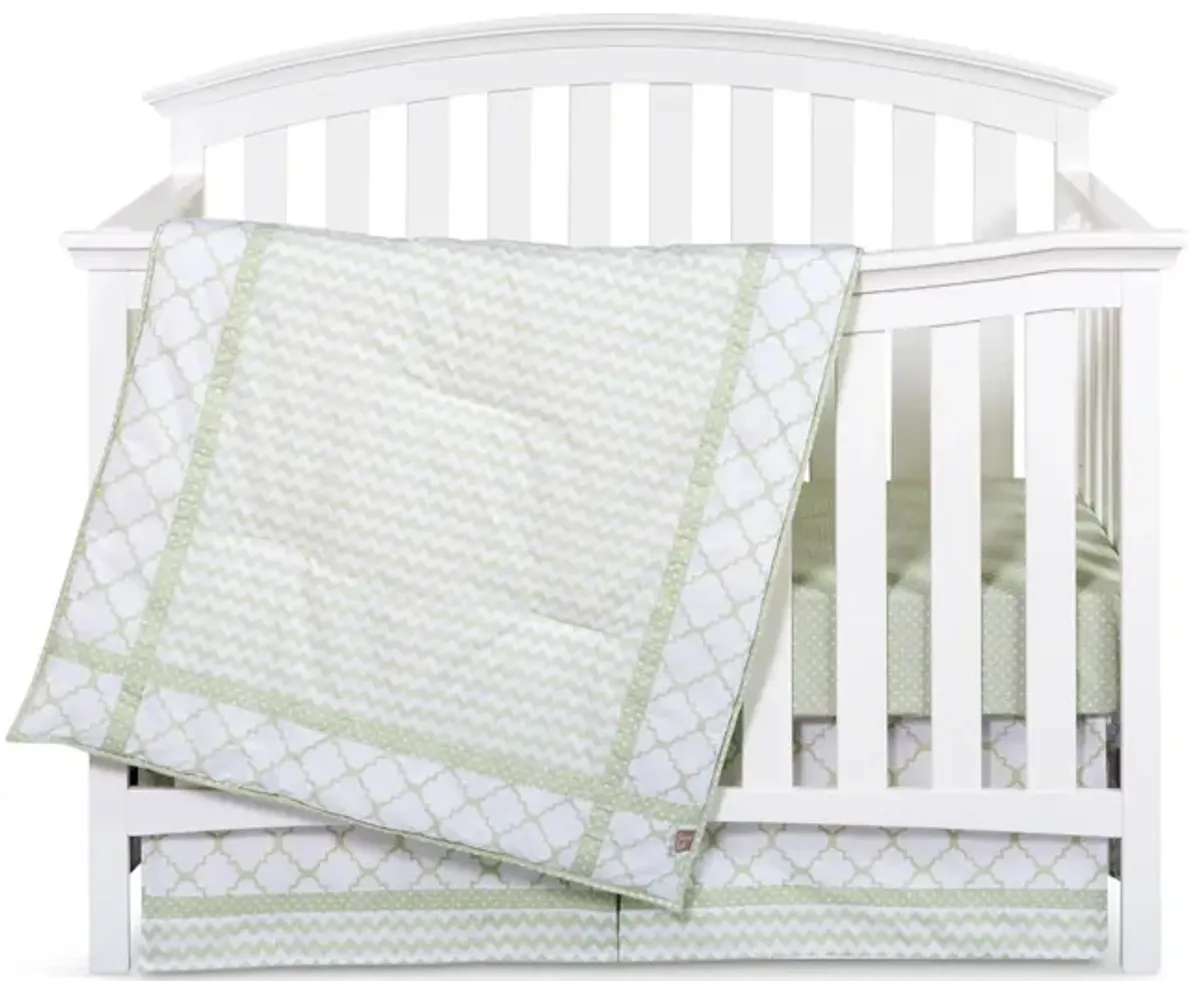 Sea Foam Crib Bedding