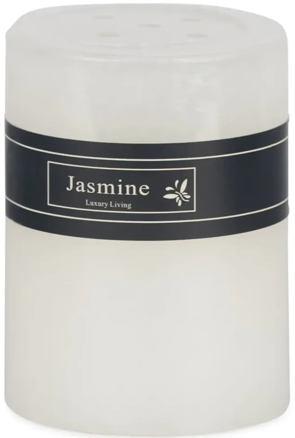 White Jasmine Frost Pillar Candle - Small