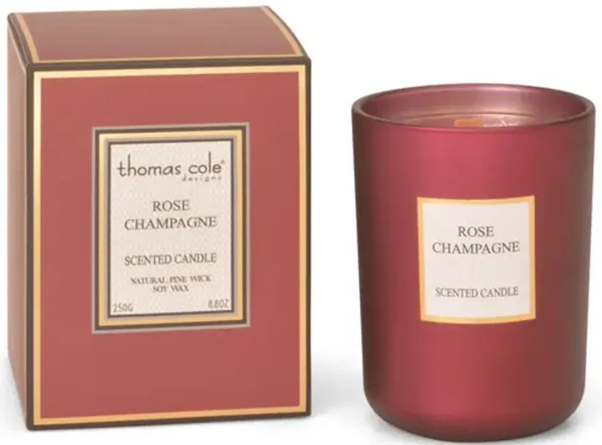 Rose Champagne Luxe Small Jar Candle - 8 oz