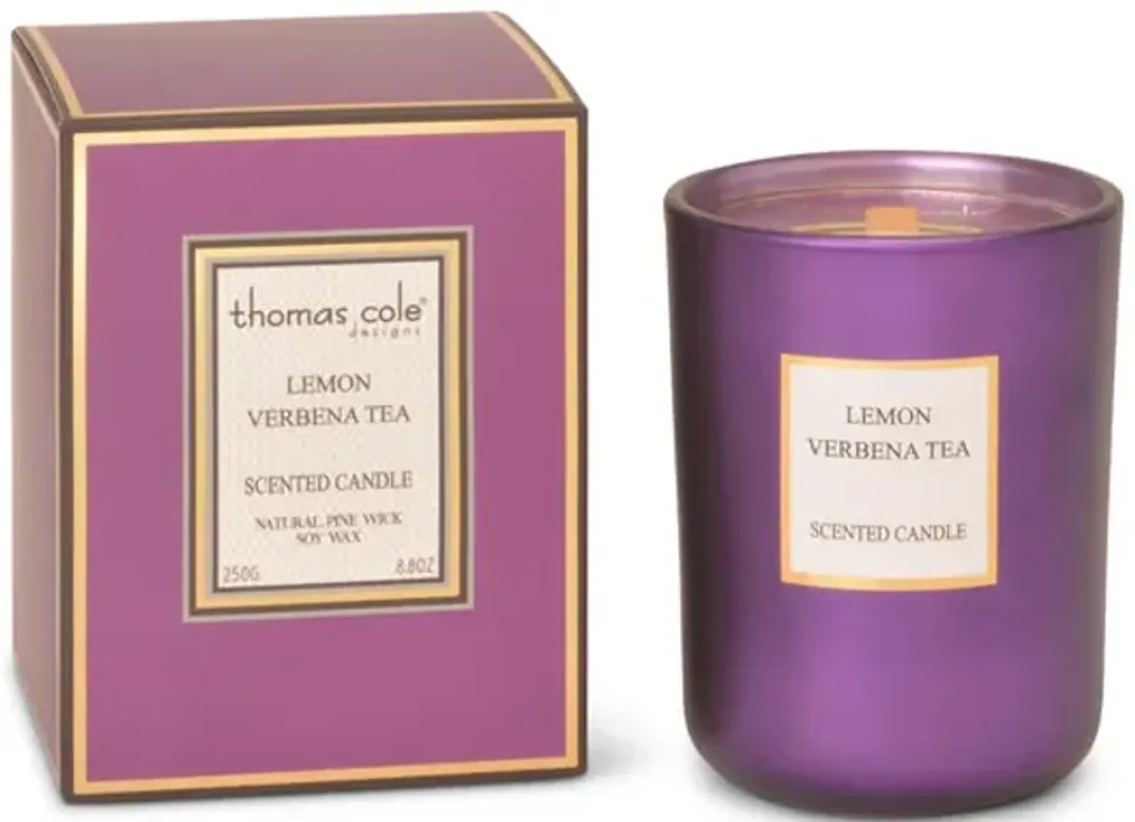 Lemon Verbena Luxe Small Jar Candle - 8 oz