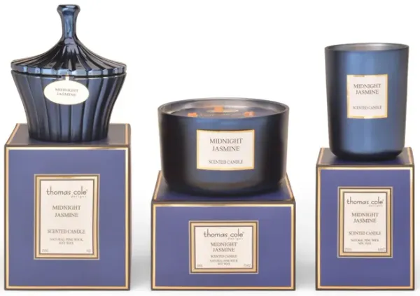 Midnight Jasmine Luxe Lidded Jar Candle - 7 oz