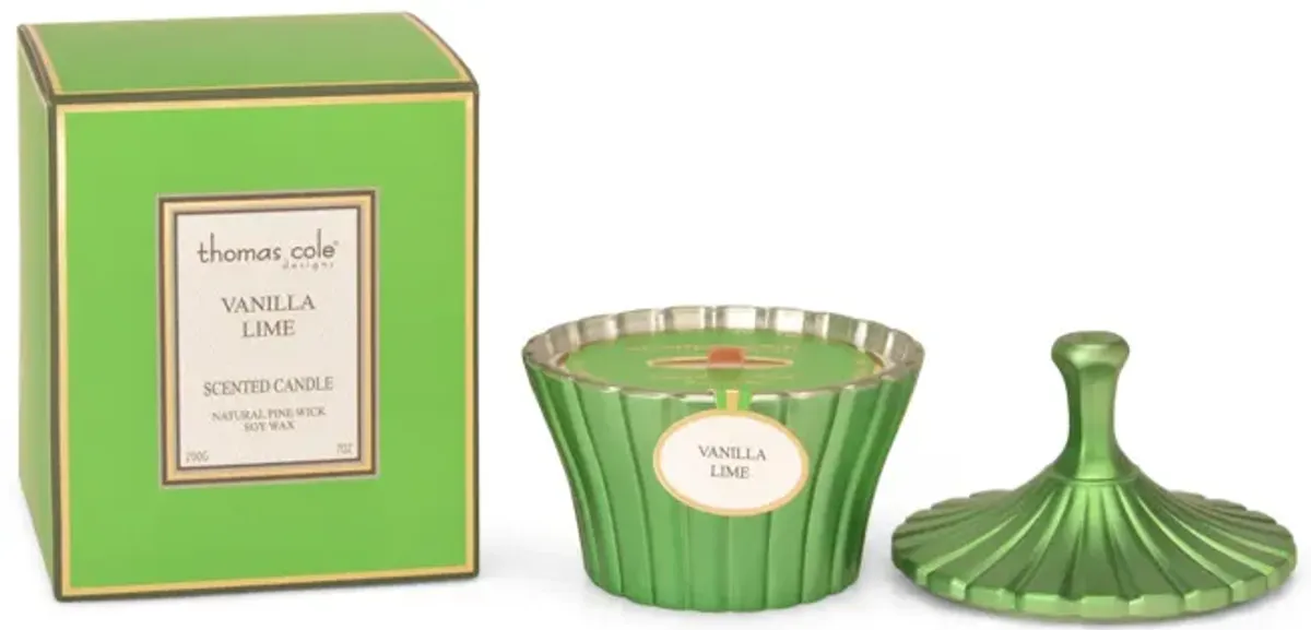 Vanilla Lime Luxe Lidded Jar Candle - 7 oz