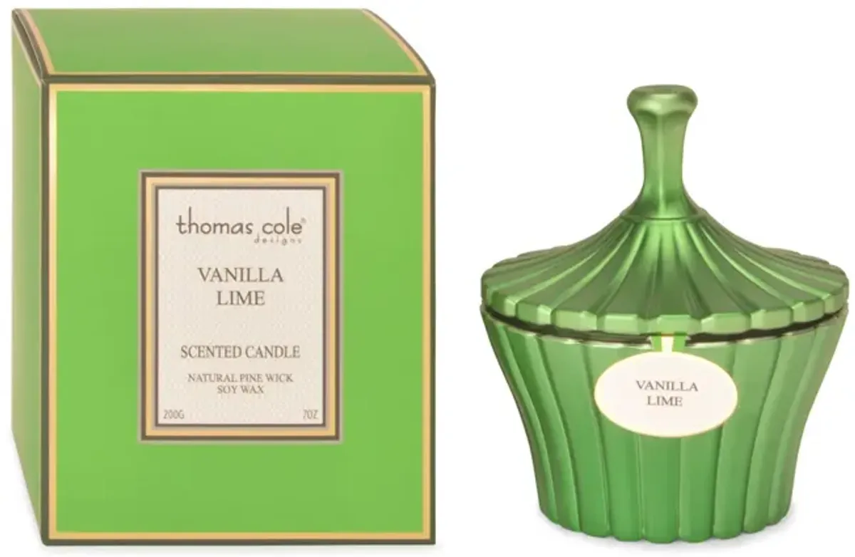 Vanilla Lime Luxe Lidded Jar Candle - 7 oz