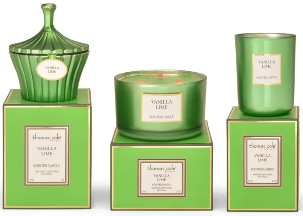 Vanilla Lime Luxe Lidded Jar Candle - 7 oz