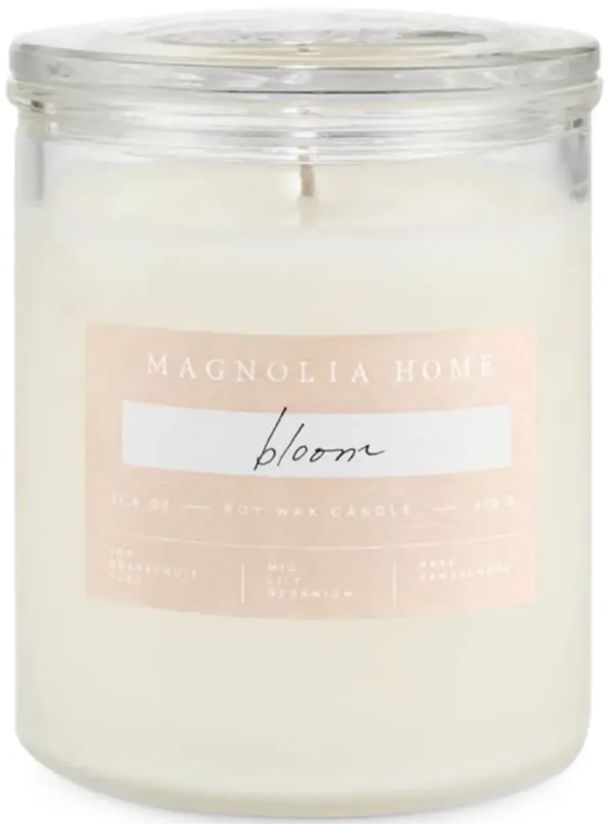 Magnolia Home Glass Lid Candle - Bloom