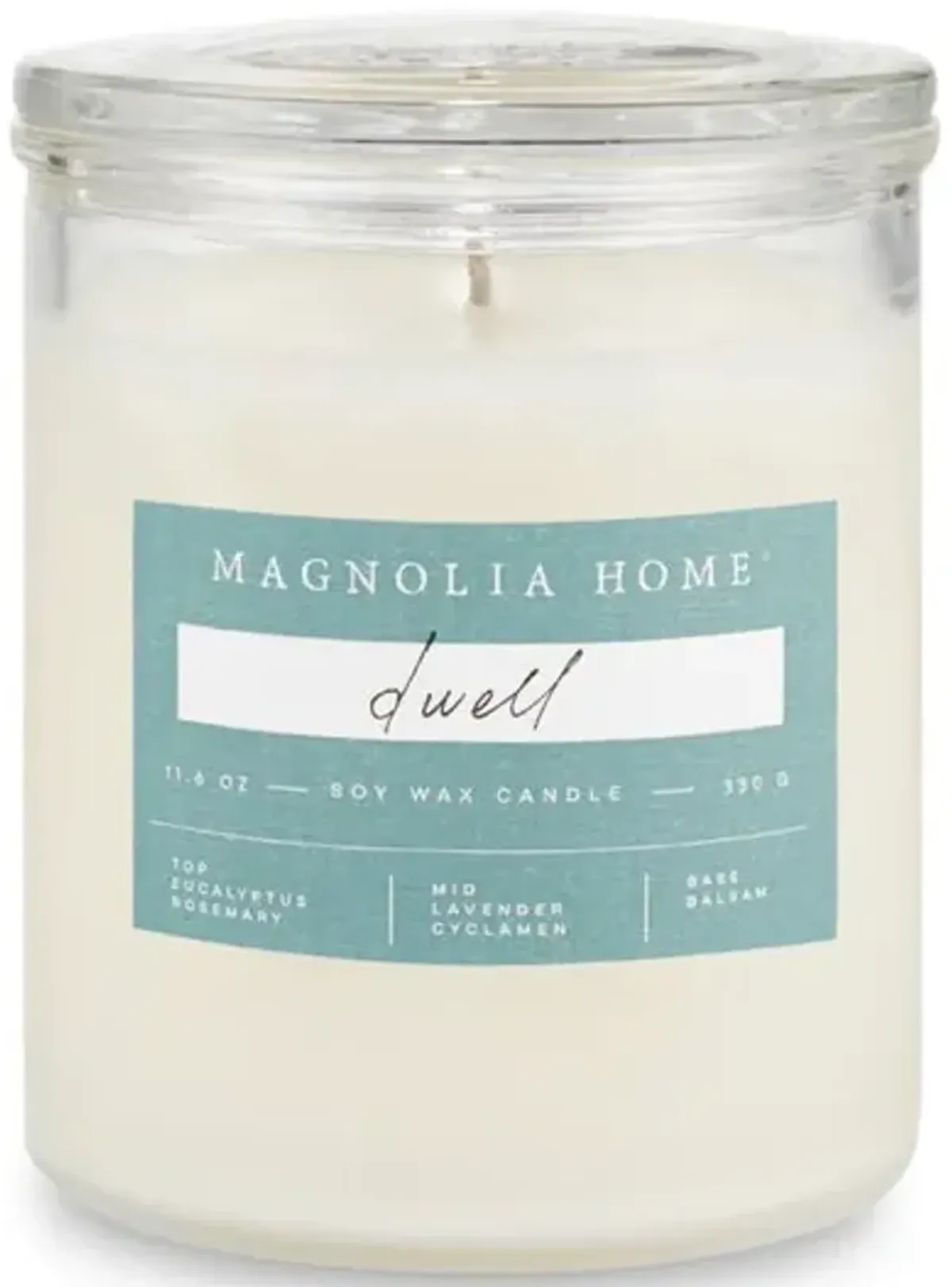 Magnolia Home Glass Lid Candle - Dwell
