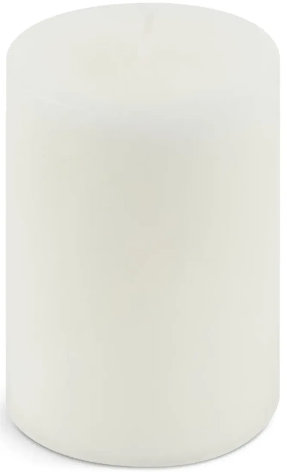 White Frost 2 Tone Pillar Candle - Small