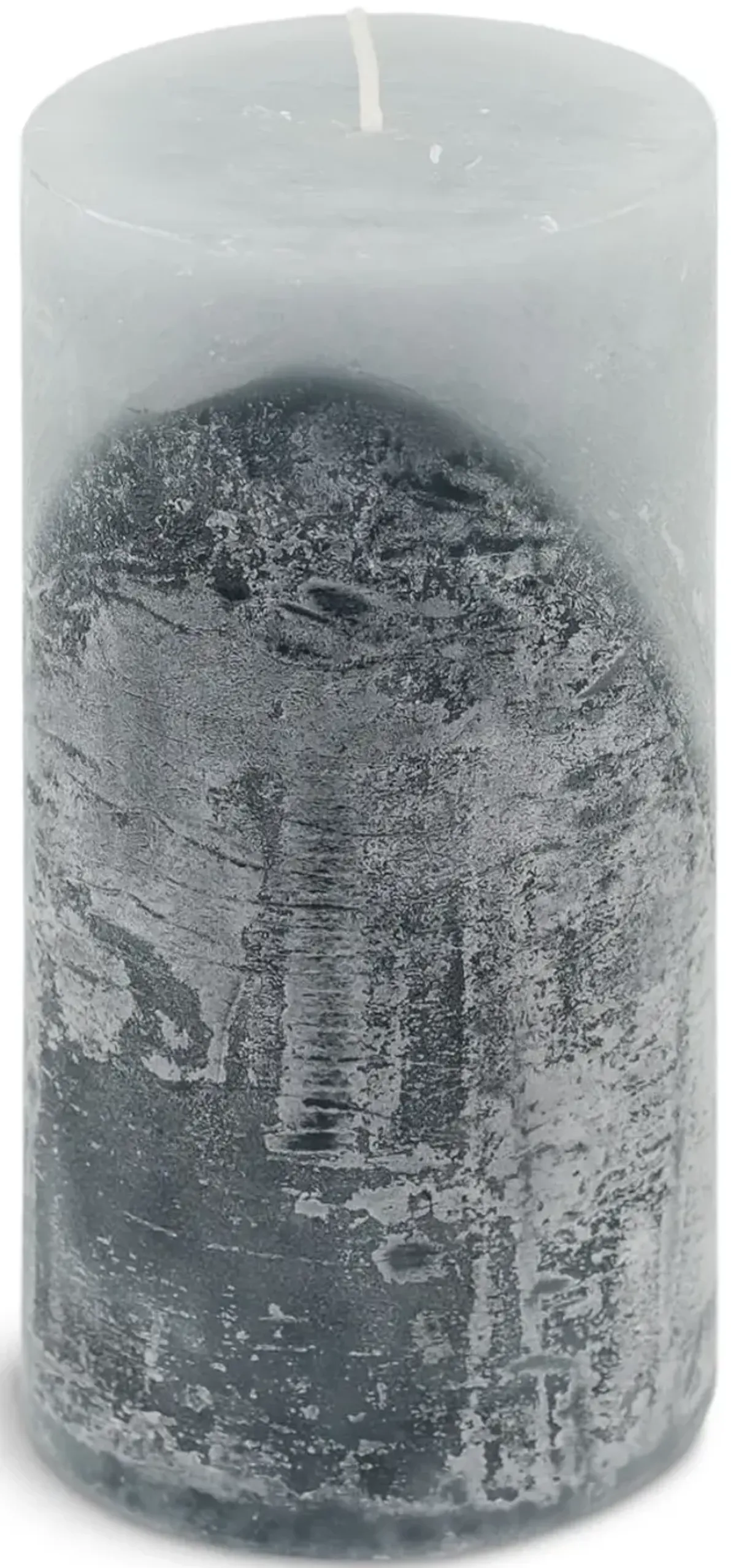 Grey Winter Woods Pillar Candle - Medium