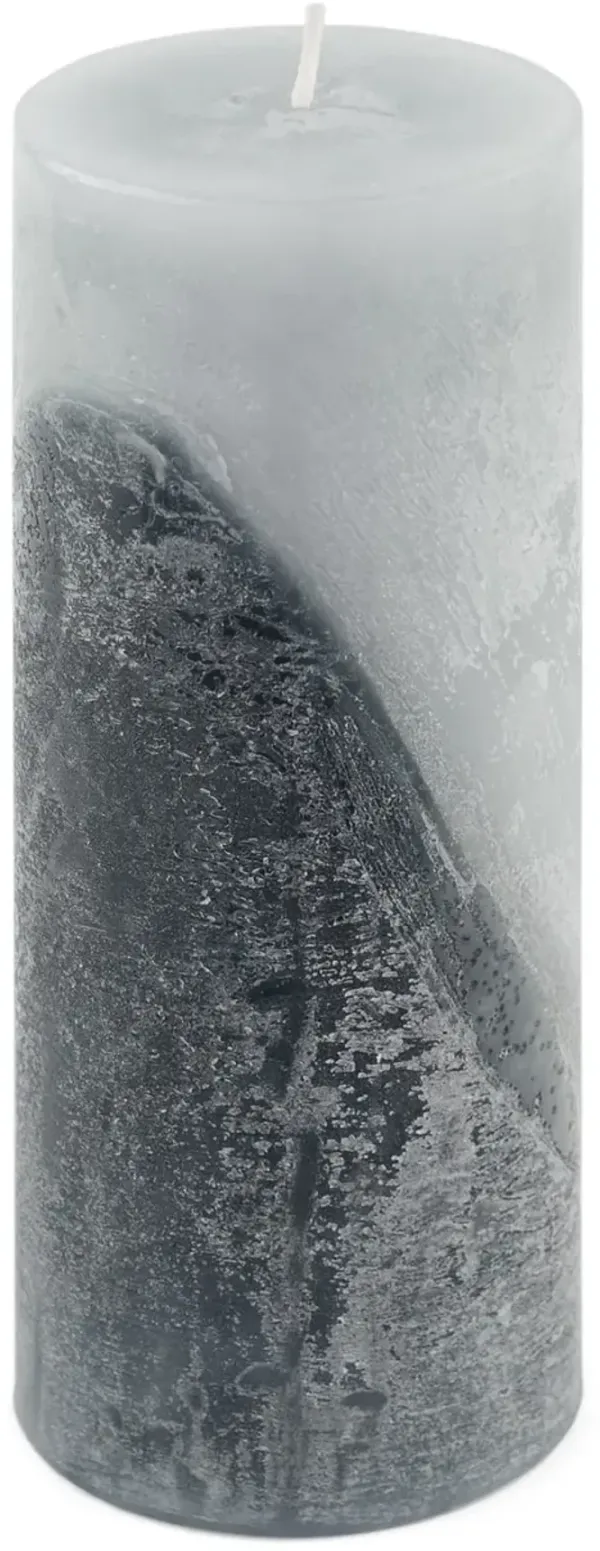 Grey Winter Woods Pillar Candle - Large