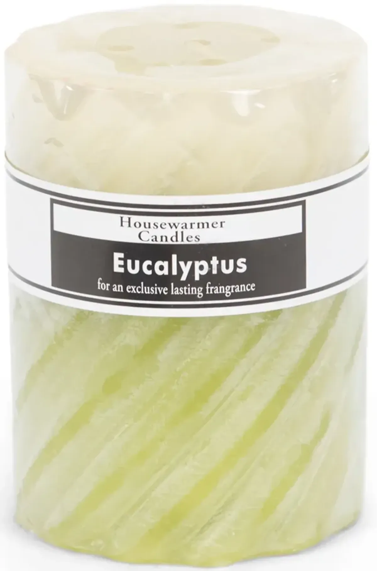 Eucalyptus Pillar Candle - 3  X 4 