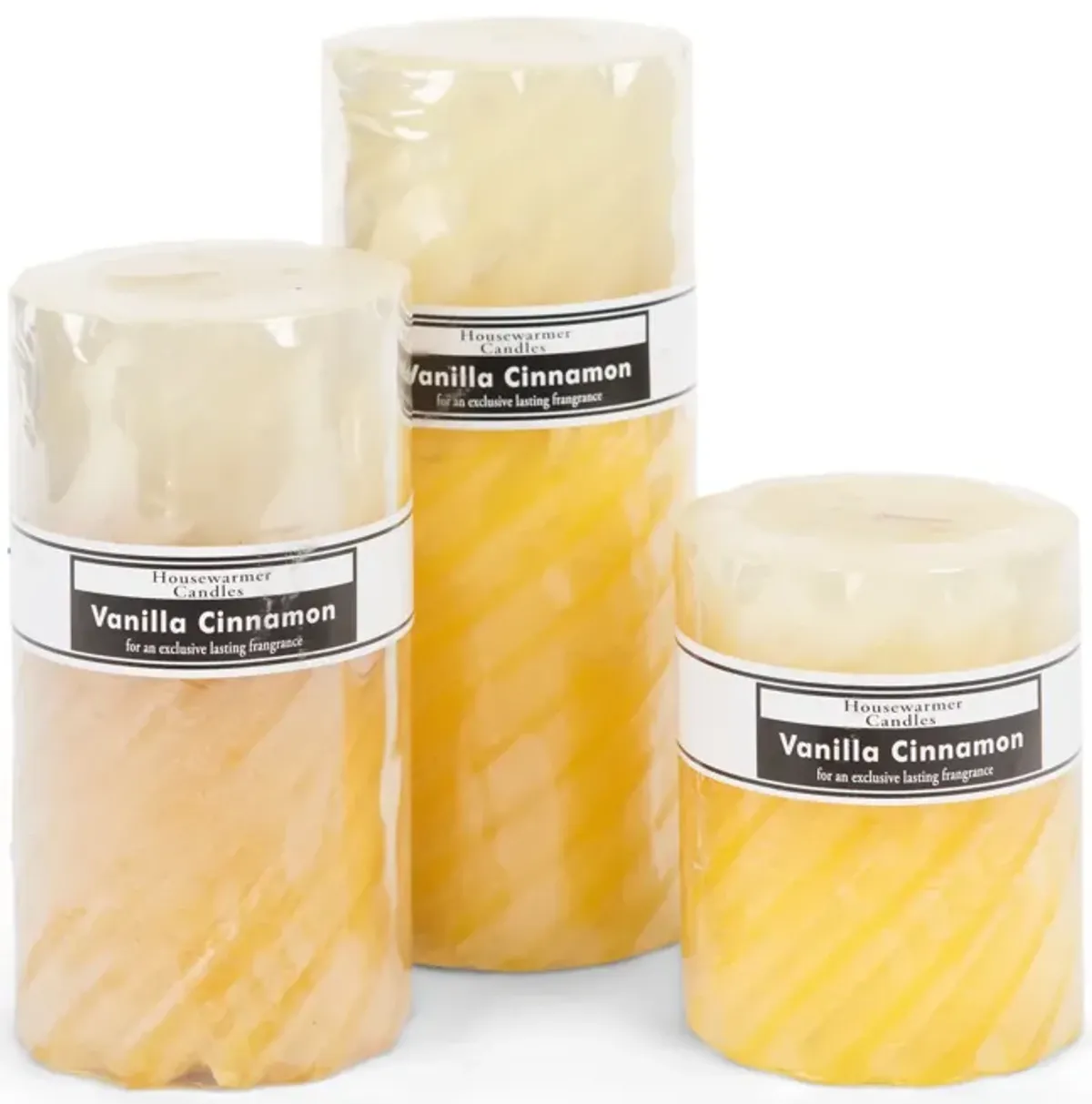 Vanilla Cinnamon Pillar Candle - 3  X 4 